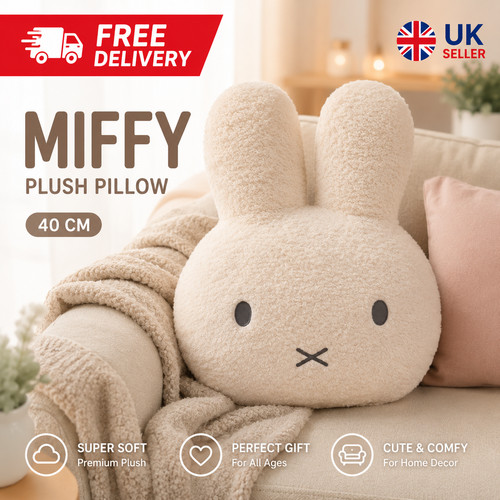 Miffy plush pillow cute - miffy,