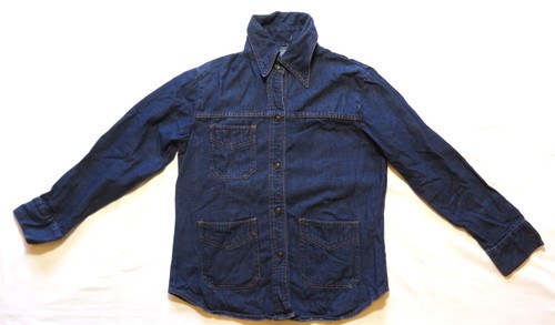 1970 vintage denim long - 1970's,