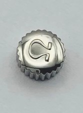 166.024,165.024 watch crown key for omega,genuine,6.4mm/3mm,mint,cal 565/552/752