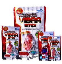 Hikari Vibra Bites Life-Like Worm Fish Food Tropical Discus Aquarium fish Tank