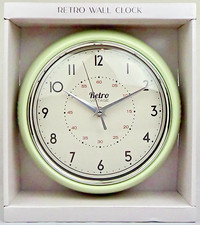 Retro Cream Wall Clock, Round