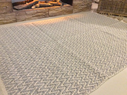 Grey chevron handmade cotton - chevron,