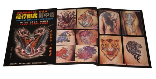 Tattoo flash book - tattoo, flowers