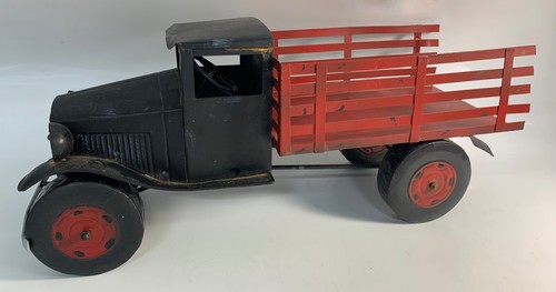 Vtg delivery flat bed truck - delivery,