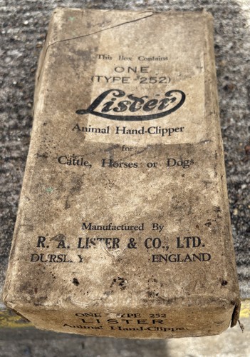 Lister 252 animal clipper - lister,