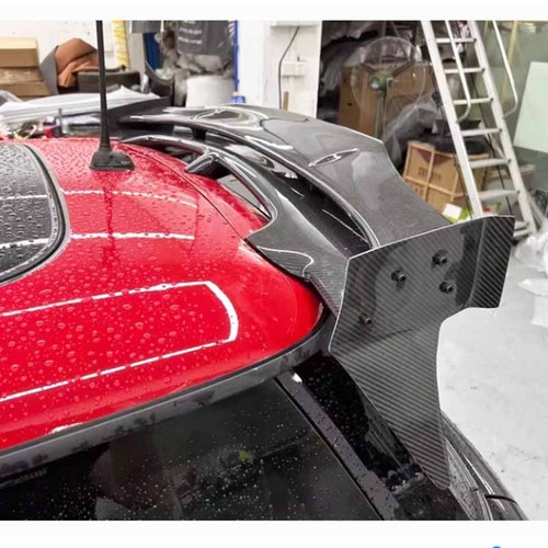 Real carbon fiber roof spoiler - carbon,