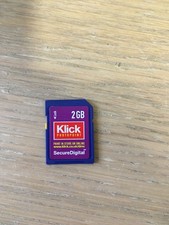 Klick Photopoint SD Memory Card 2GB Secure Digital Memory Storage 2 GIGABYTE