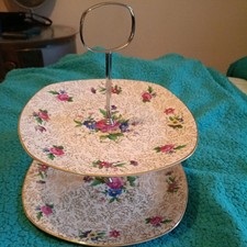 2 Tier Vintage Cake Stand
