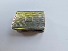 Georgian silver vinaigrette Birmingham 1834 Joseph Willmore detached grille