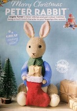 Merry Christmas Peter Rabbit Toy Knitting Pattern (162)