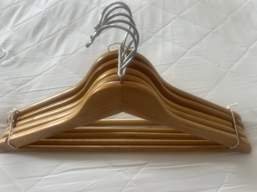 Wooden coat hangers - coat, 5