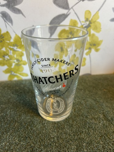 Thatchers pint glass cider - thatchers,