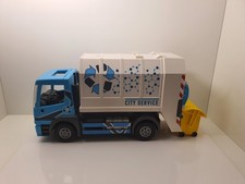 Playmobil Recycling Lorry Bin Wagon Truck City Service Refuse 70885 Geobra 2009