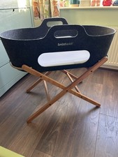 Snuz Baskit Moses Basket Grey