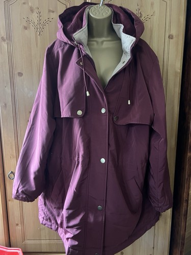 Purple winterbjacket fleece - winterbjacket,