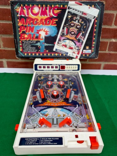 Vintage atomic arcade pin ball - vintage,