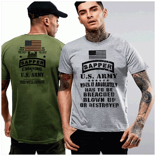 Combat engineer shirt - t-shirt, army
