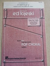 1981 Sheet Music Memory From