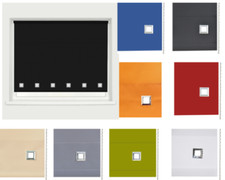 Day Light Blind-Square Eyelet Roller Blinds Easy Fit Window Blind 165-210cm Drop