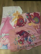 Trolls Single Quilt Duvet Cover With Pillowcase  and Beach Towel