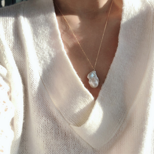Single shaped baroque - mm,