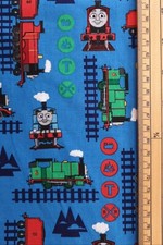 Thomas the Tank Engine fabric UK fat quarter 56cm x 50cm approx 100% cotton fat 