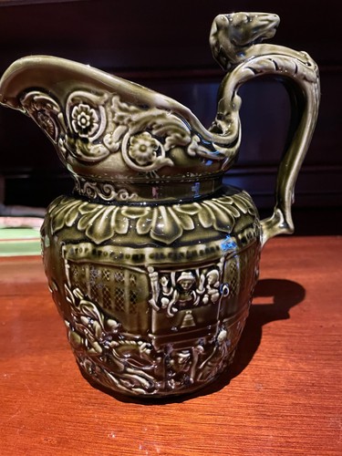Antique arthur wood dark green - wood,