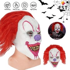 Scary Clown Mask With Messy