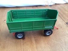 WELGER FARM TRAILER SIKU GERMANY 3750 OPENING SIDES GOOD CONDITION