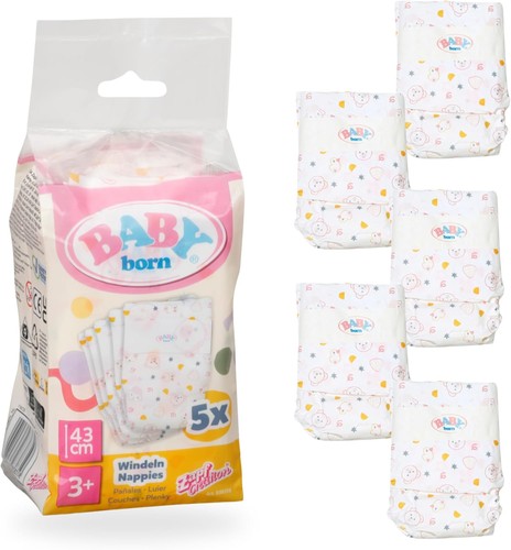 Baby born nappies pack - born,
