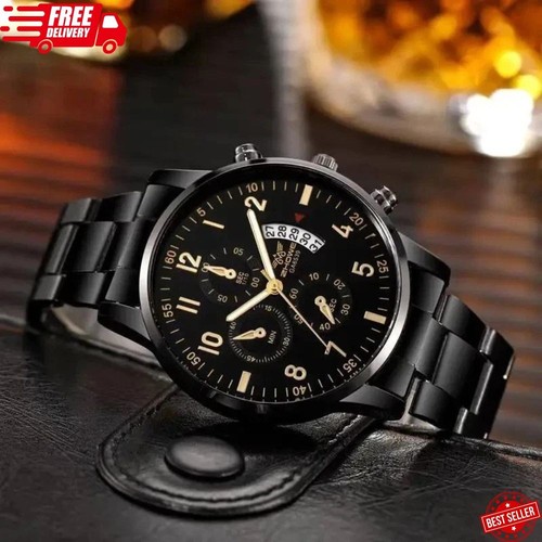 Waterproof men watch stainless - men,