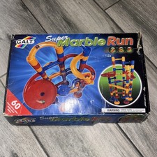 Galt Super Marble Run Construction Set - 60 Pieces - Used. Complete