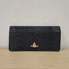 Vivienne Westwood Cosmic Stars Coin Case Card Holder Wallet Purse Orb Leather