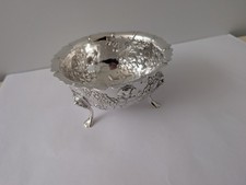 ANTIQUE IRISH SILVER BOWL. West and Son, Dublin 1917
