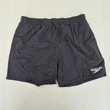 SPEEDO Swim Shorts Medium Black Men's Swimwear 100% Polyamide Drawstring