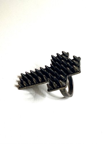 Vintage bronze gothic studded - bronze,