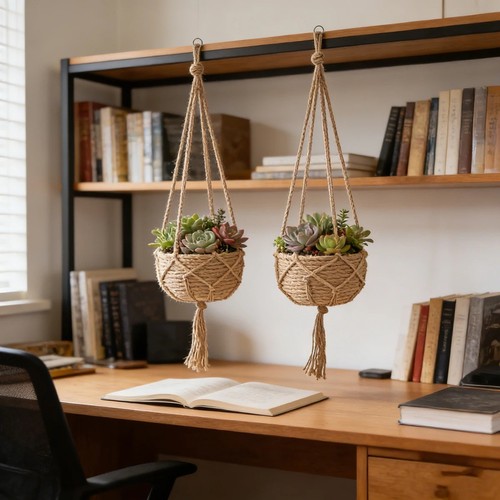 Macrame plant hanger garden - hanger,