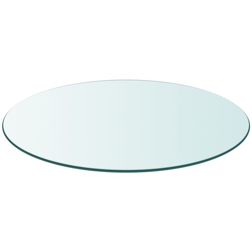 Clear tempered glass - tempered, table