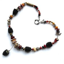 Lampwork glass blackberry