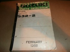 Vintage 1968 Suzuki Motorcycle Parts Catalog 150 S32-2