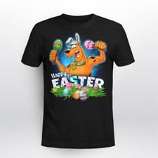 Funny Scooby-doo Easter Egg Happy Easter Day 2D T-SHIRT HALLOWEEN GIFT US SIZE