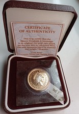 2012 Gold Sovereign Diamond Jubilee II Fourth Head . Box + COA