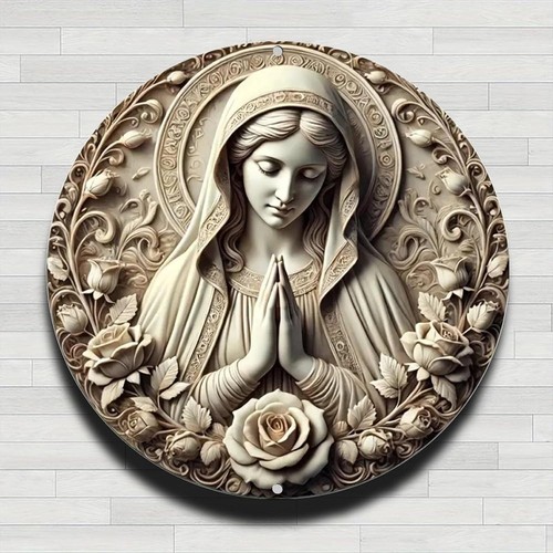 Virgin mary bas relief - mary, bas-relief