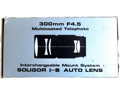 Soligor 300mm lens i - f4.5, i/s