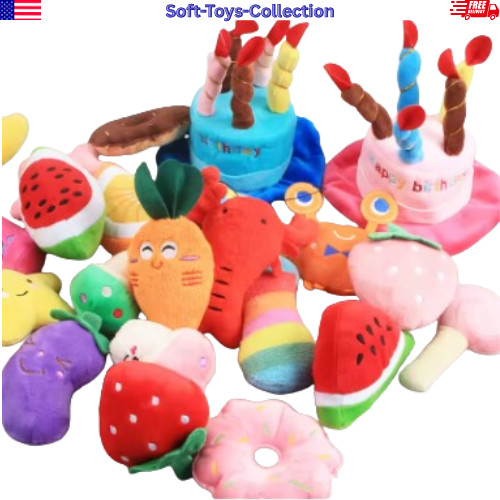 Dog squeaky plush toy - dog, puppy