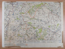WW2 British WAR OFFICE map of