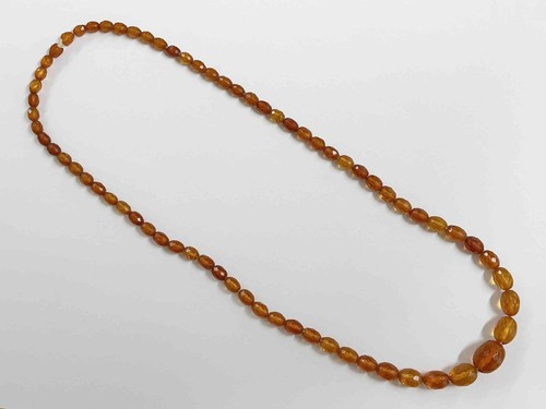 Antique faceted butterscotch - antique,