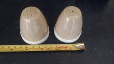 Vintage Salt and Pepper Pot Shakers Camping Picnic Travel Size. 