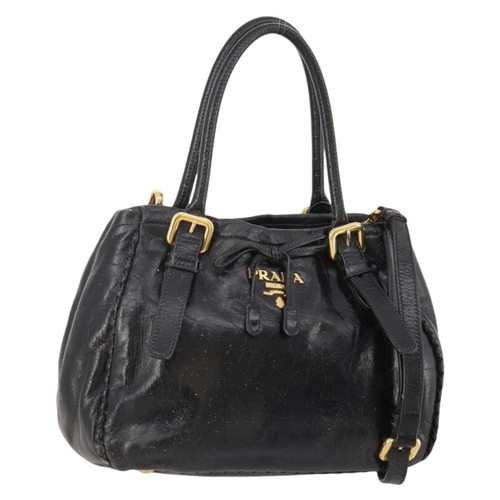 Prada hand bag leather 2way - prada,