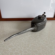 Vintage Collectible KAYES LEEDS 1/2 pint 320 Pie Crust Pump Oil Can/Oiler 